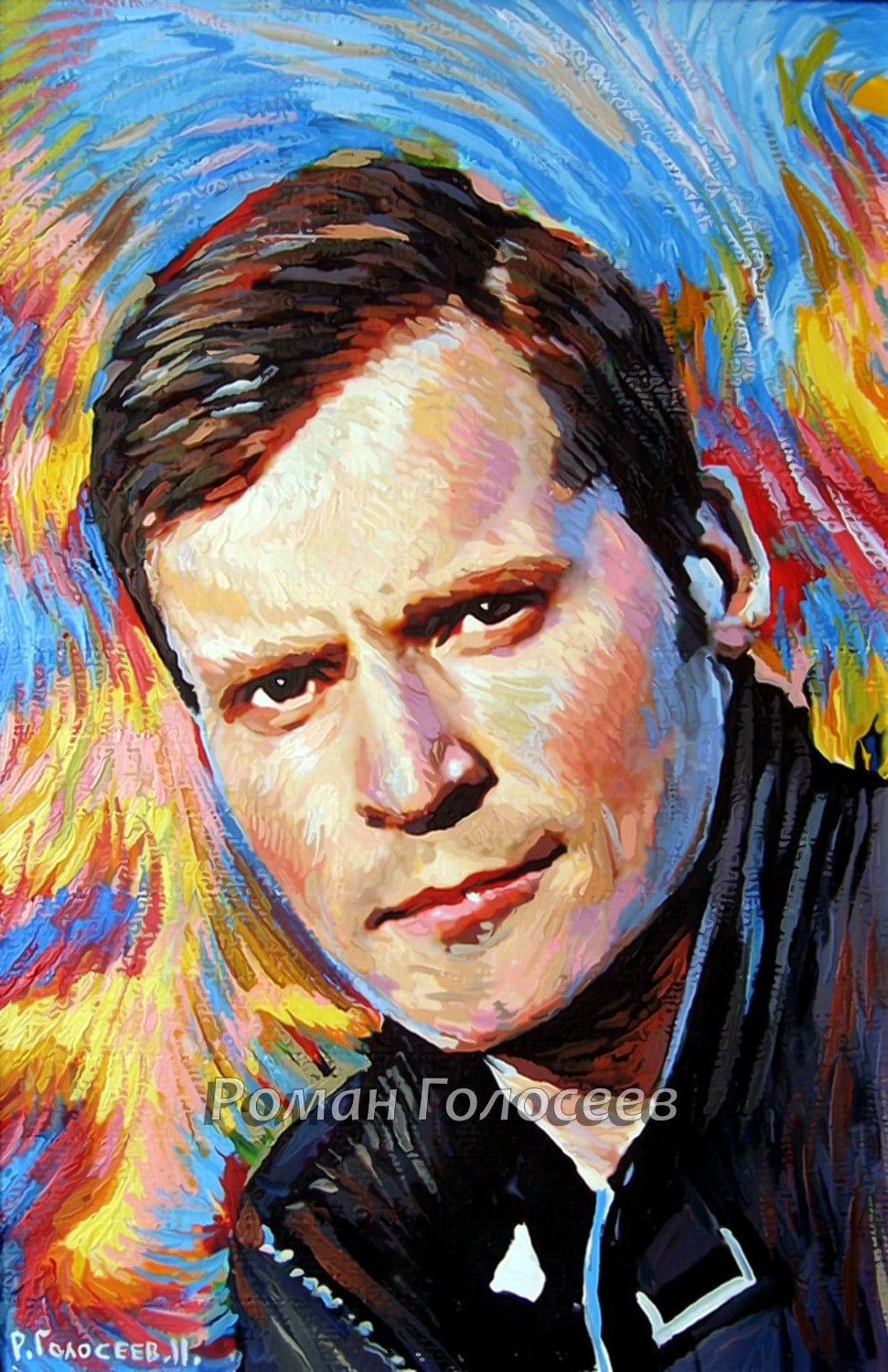 "Авторпортрет", 30х20 холст, масло, 2011