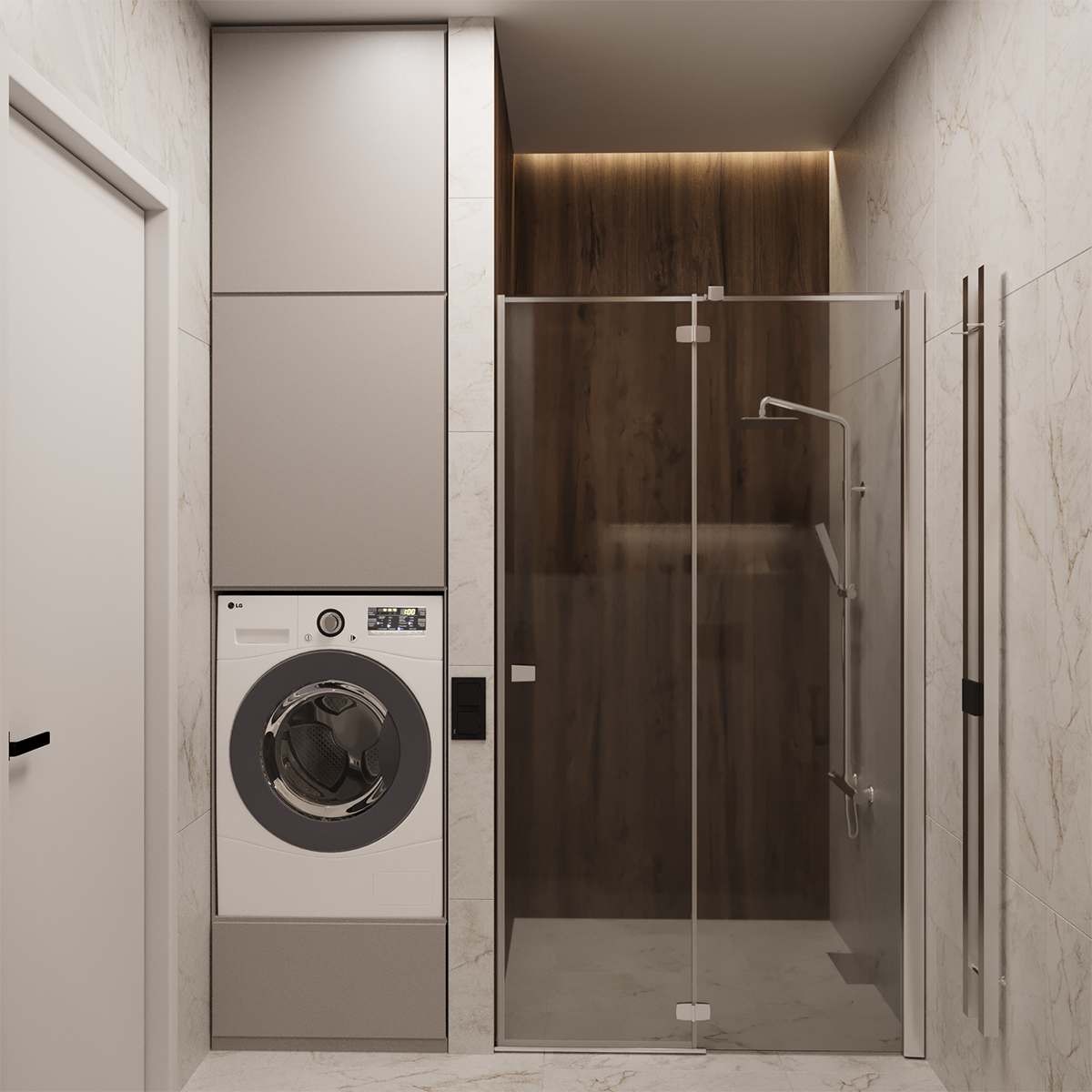 Интерьер для сдачи в аренду: прочные материалы, нейтральная палитра и продуманная функциональность. Мастерская Добрых Интерьеров Александра и Аллы Добряк