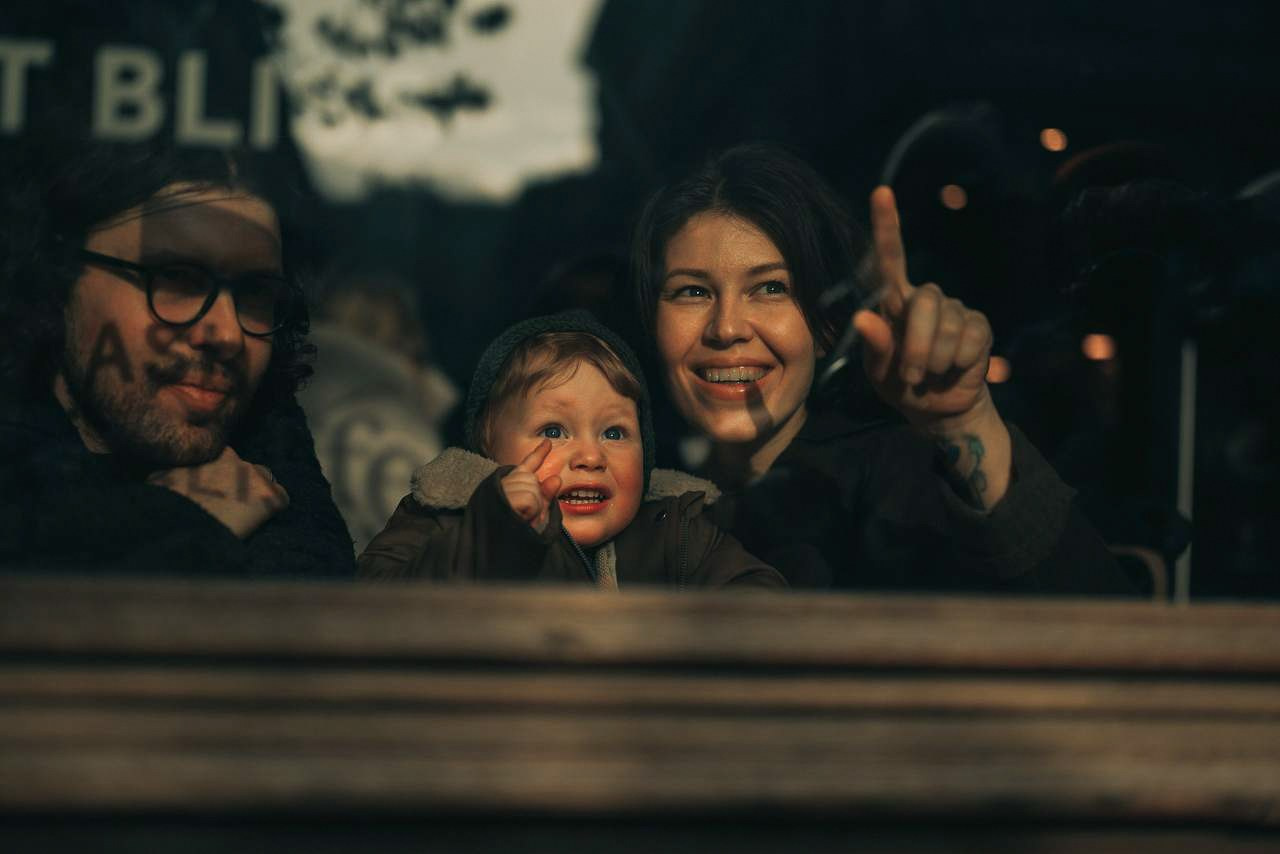 Прогулка по Москве. Ксения, Лев и Аркадий. Семейный фотограф в Москве Дарья Пузикова