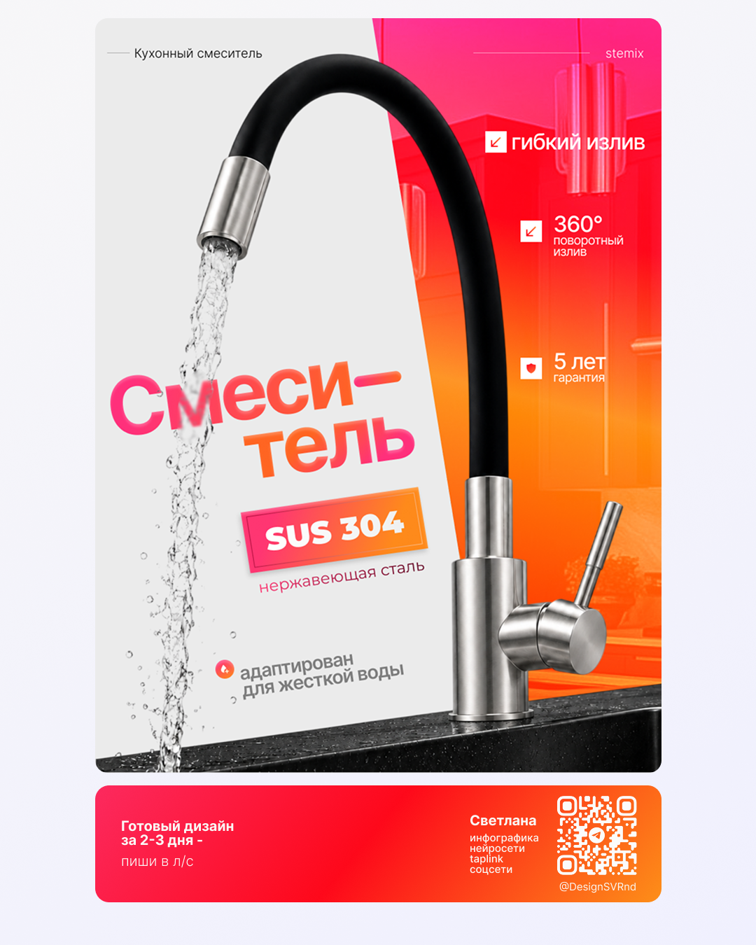 Инфографика для маркетплейсов. Веб-дизайнер Светлана Мелешкина