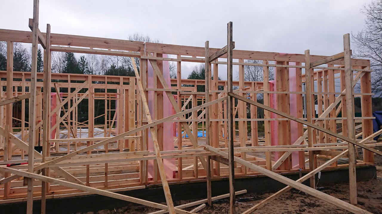 Каркасный дом (Тверская область). Строительство каркасных домов в Москве и МО