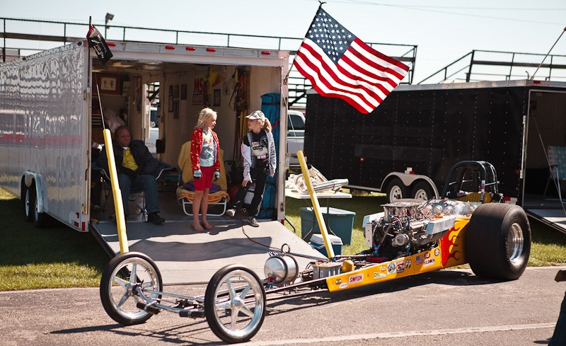 DrugRacing на автомобилях выпущенных до 1975 г. США, Флорида, 2010. Фотограф Василий Буланов