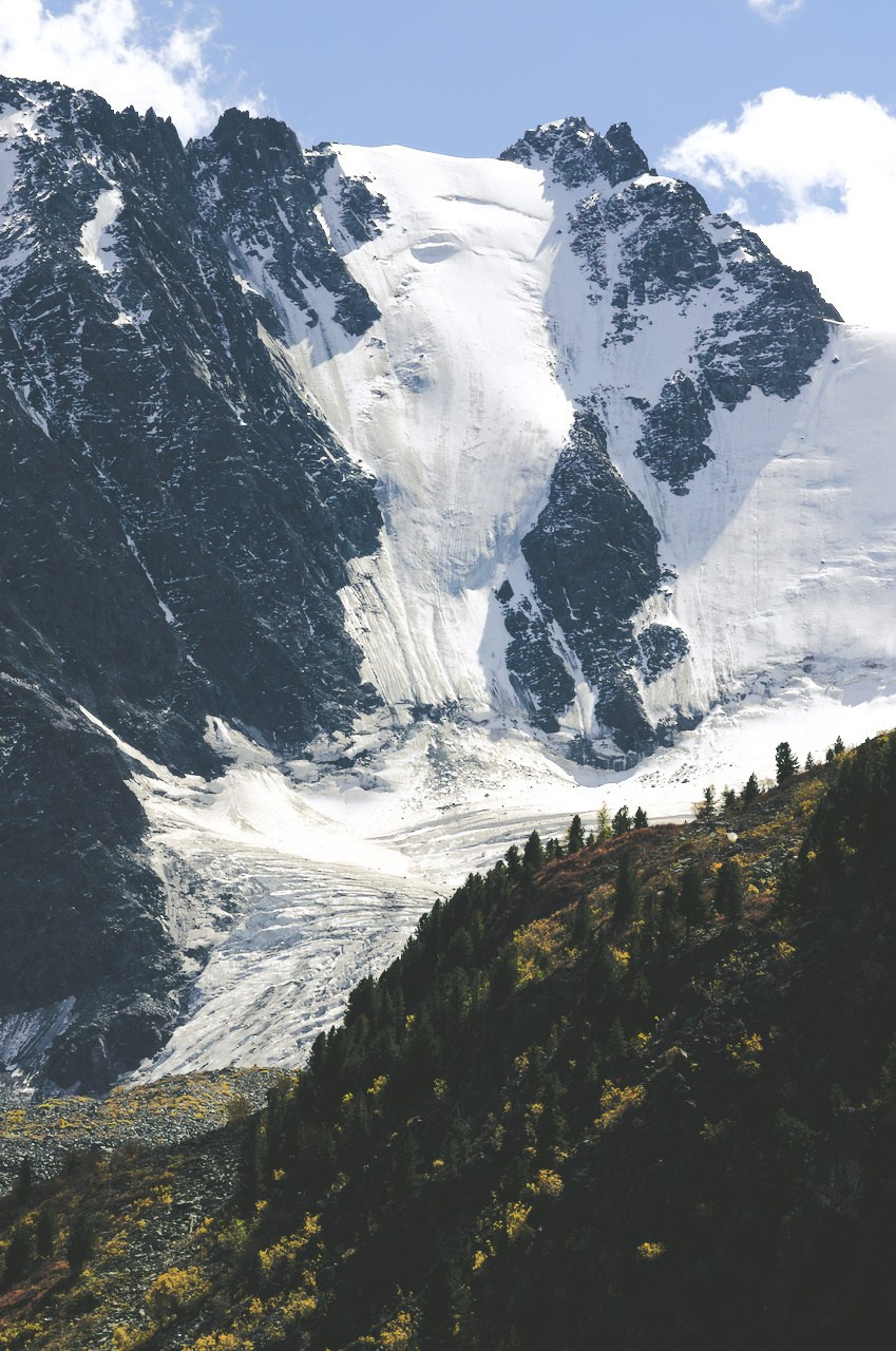 Алтай ледник Мюшту- Айры пейзажная фотография
