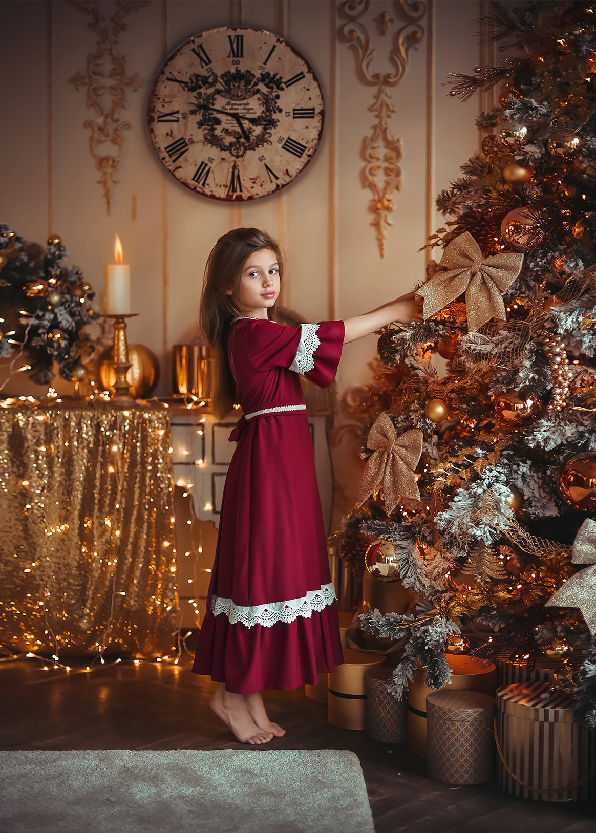 Новогодние фотосессии. Портретный Фотограф в Москве Юлия Батурина
