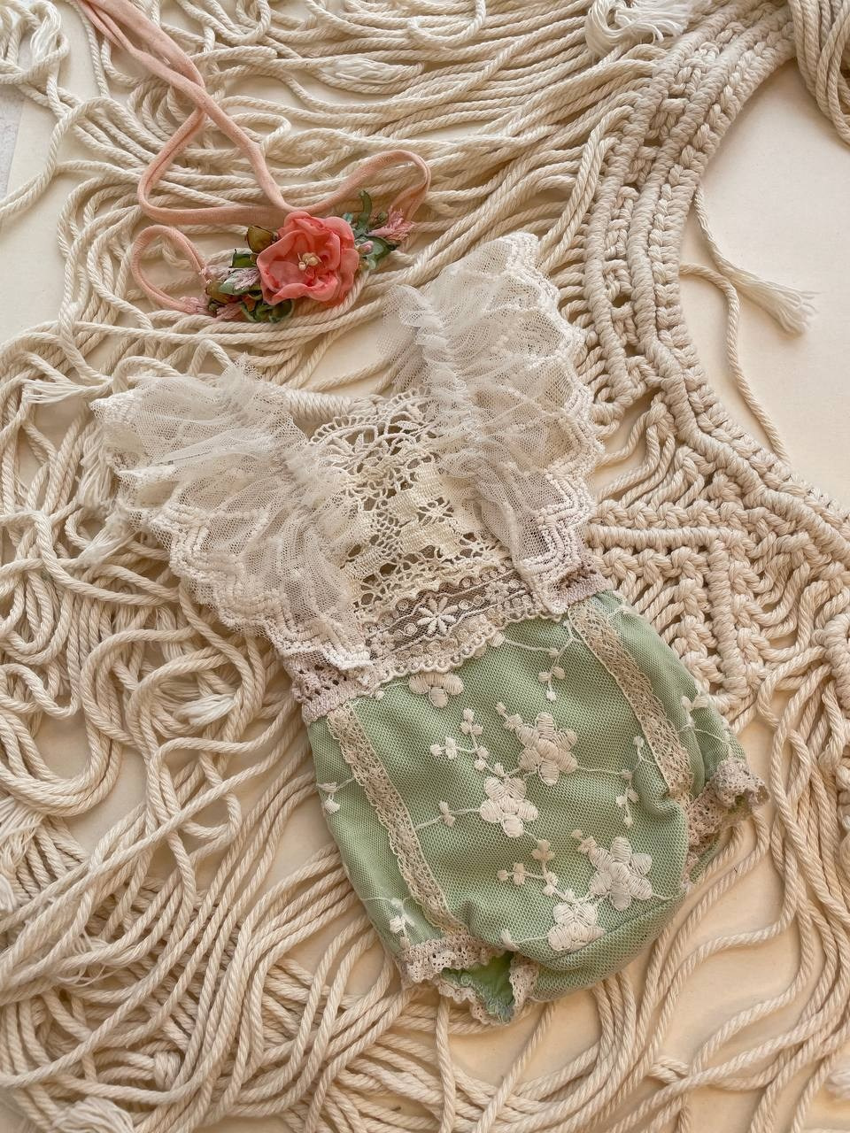 Для девочек 2-5 мес. Фотограф новорожденных в Москве Воробьева Юлия