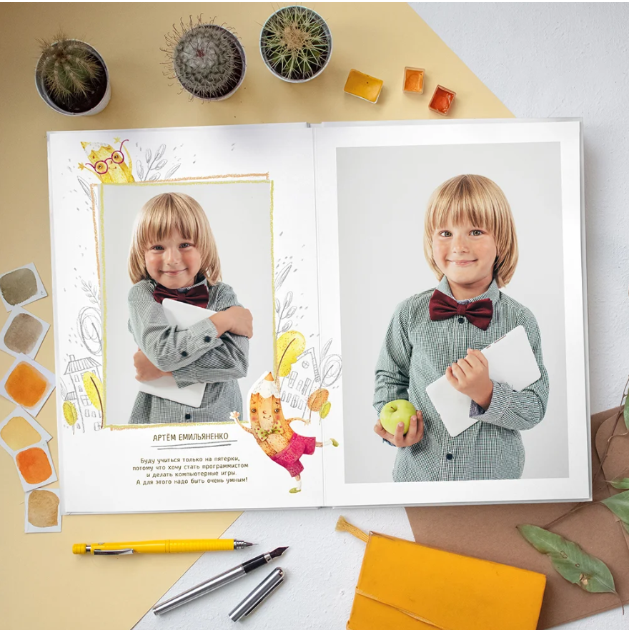 Дизайны альбомов для садика. Ирина Коновалова школьный фотограф. Выпускные альбомы Ярославль