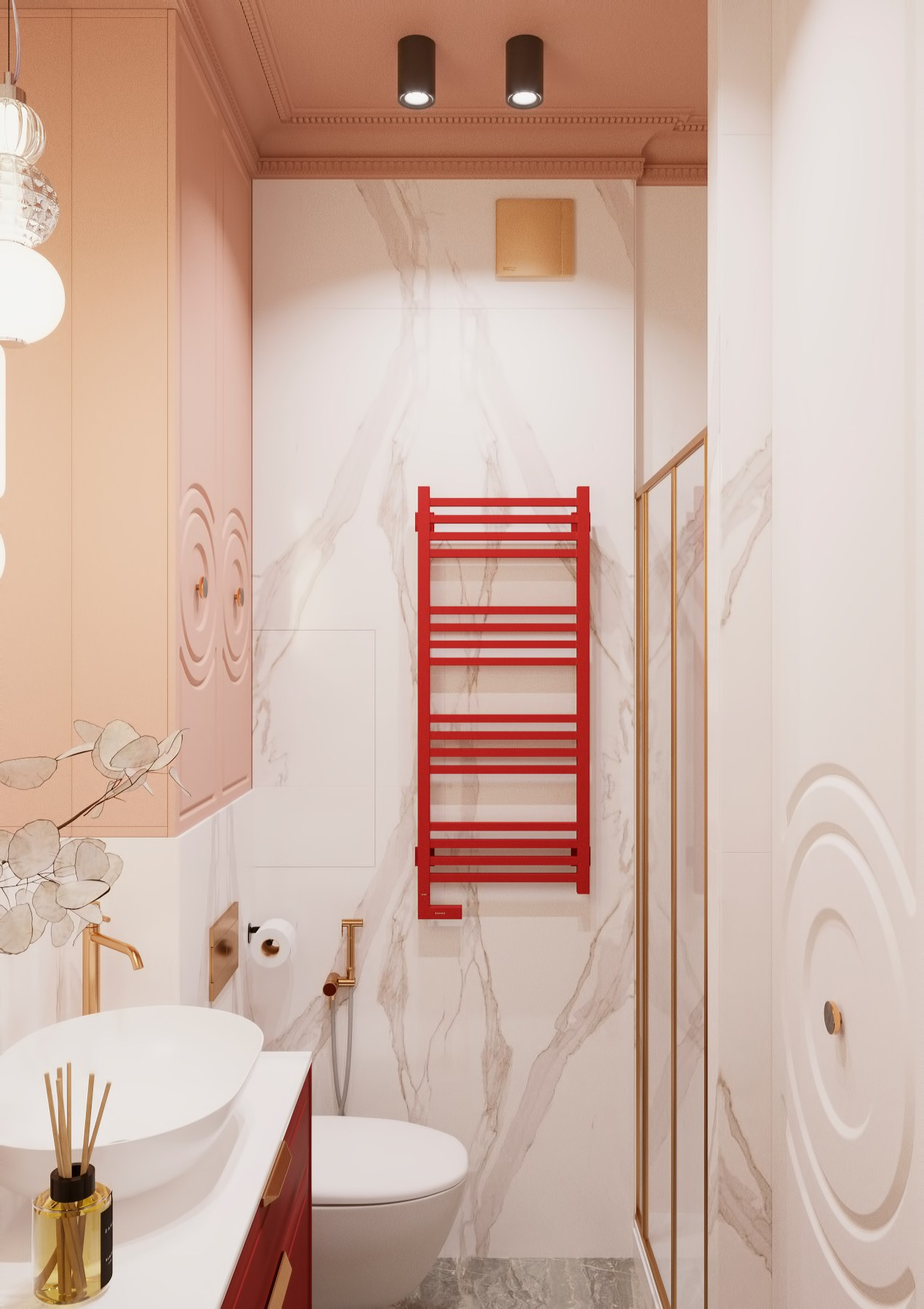 Малышка-студия 27 кв. м. для девушки в Москве. Дизайнер интерьера Троилова Арина