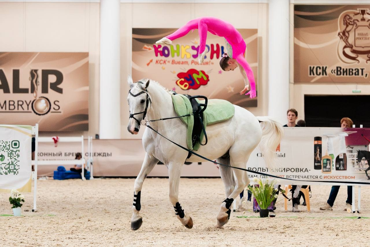 ВОЛЬТИЖИРОВКА — ЧЕМПИОНАТ СНГ. Куракина Дарья • Конный фотограф
