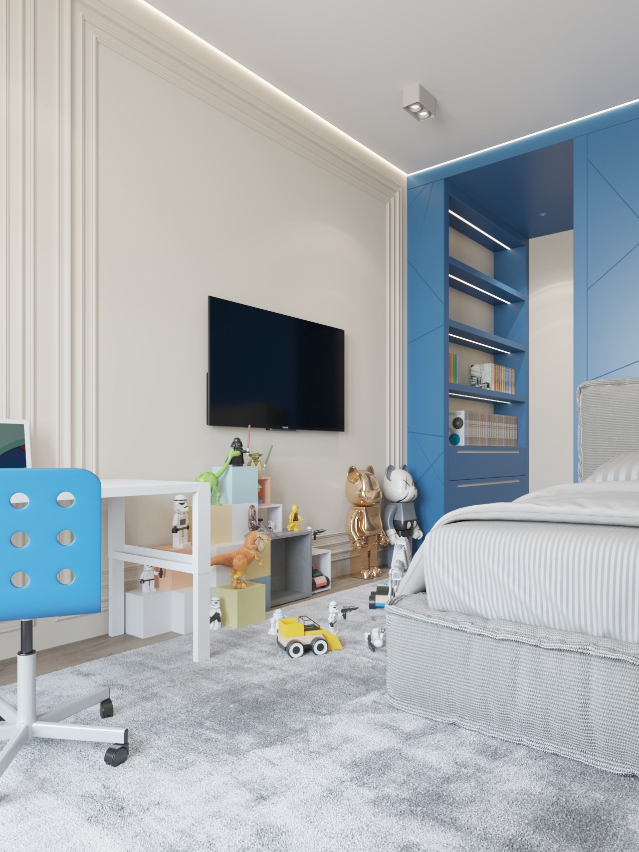 Квартира в ЖК «Столичный», 139 м². Rezells Architects — дизайн жилых и коммерческих интерьеров