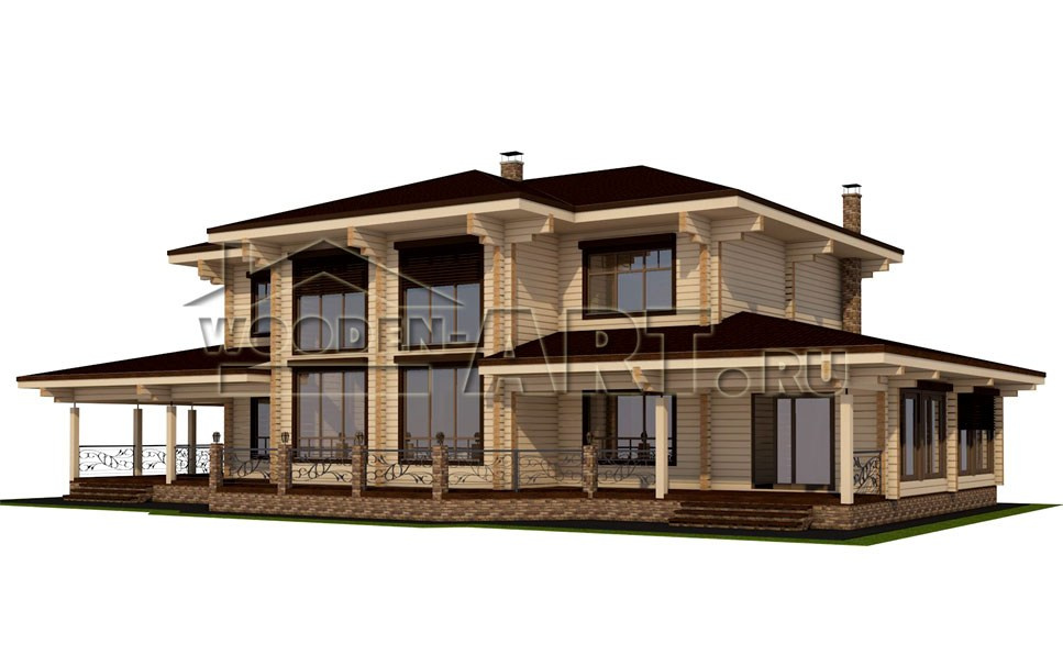 «Ильинское» 489 кв. м. Проекты деревянных домов