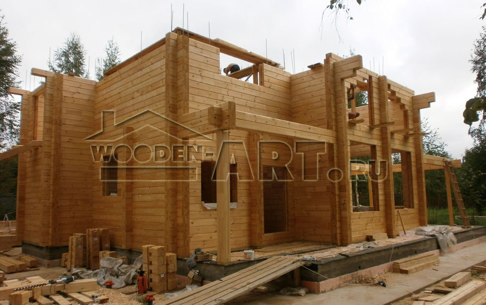 «Поляна» 288 кв. м. Проекты деревянных домов