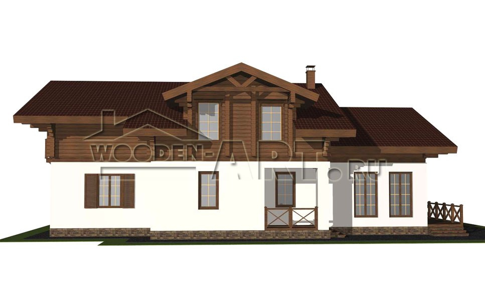 «Каменка» 366 кв. м. Проекты деревянных домов