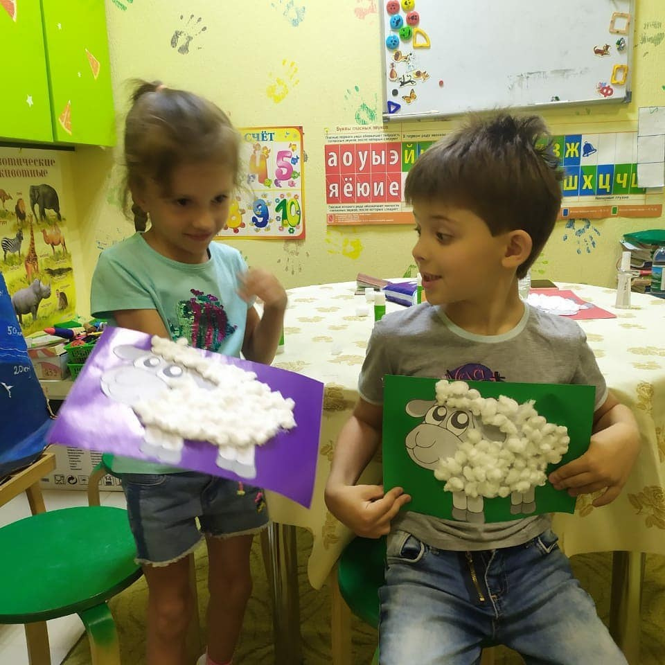 Творческая суббота: кудрявые овечки и подводный мир!