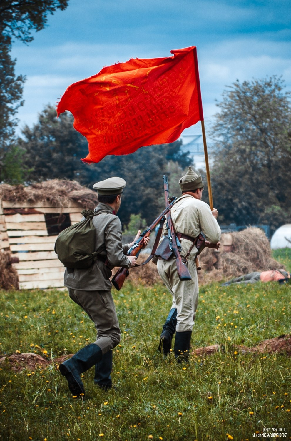 Реконструкция гражданской войны в Полотняном заводе. Профессиональный фотограф в Мценске и Орловской области