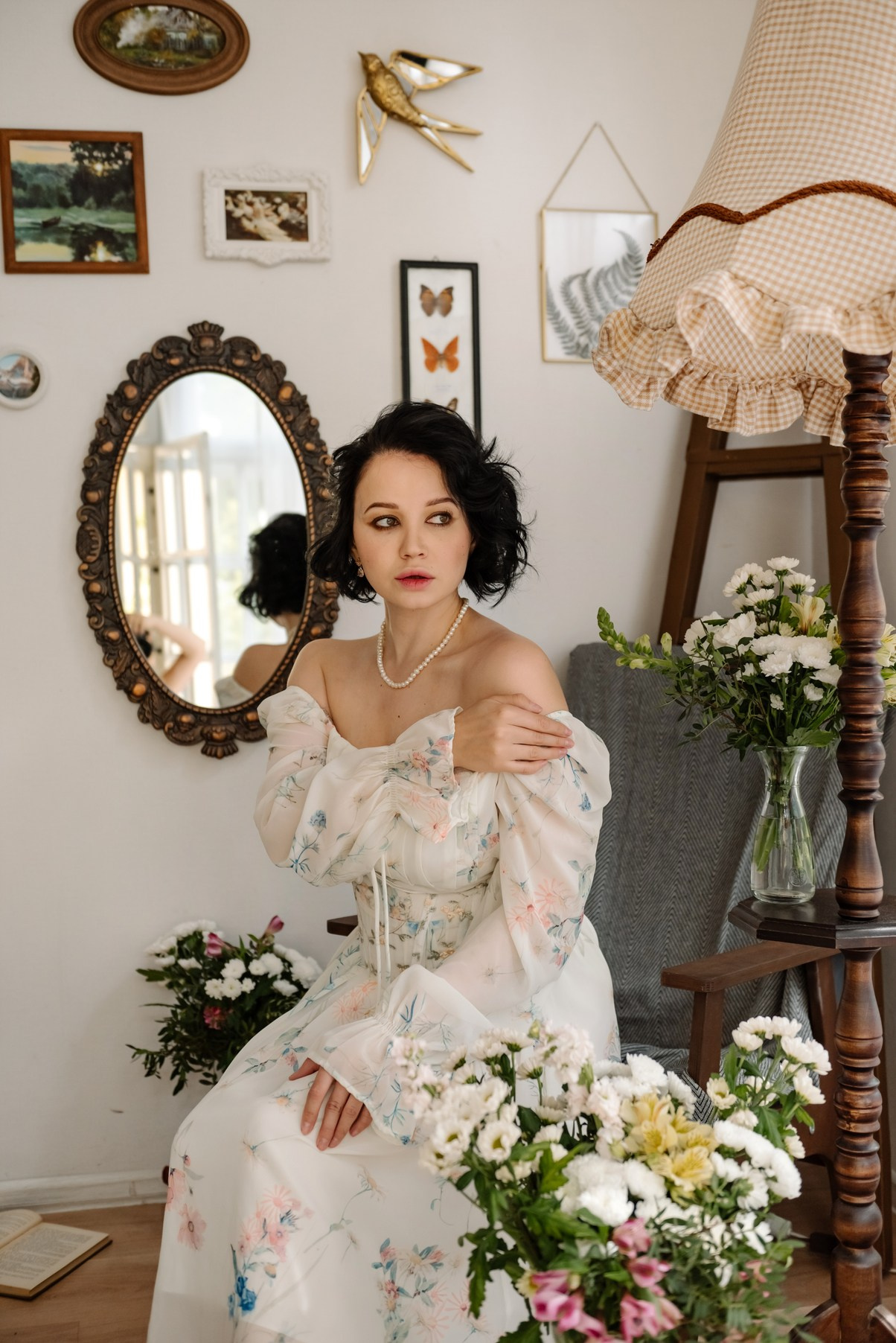 Индивидуальная. Балкон с цветами. Свадебный и сеейный фотограф в Санкт-Петербурге Елена Худякова