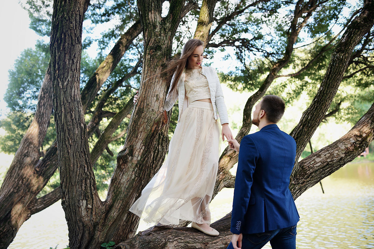 свадебный фотограф Москва, фотограф на свадьбу, Love Story, ботанический сад