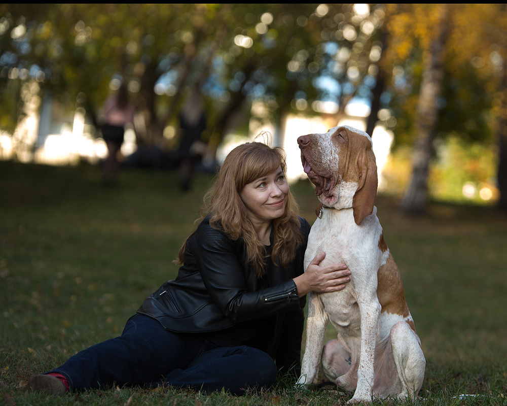 Фотосъемка с собакой. Фотограф в Новосибирске