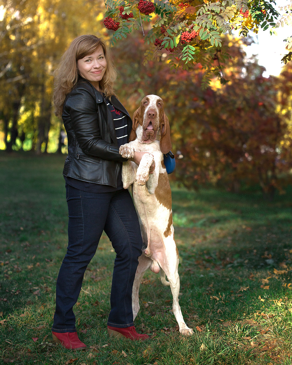 Фотосъемка с собакой. Фотограф в Новосибирске