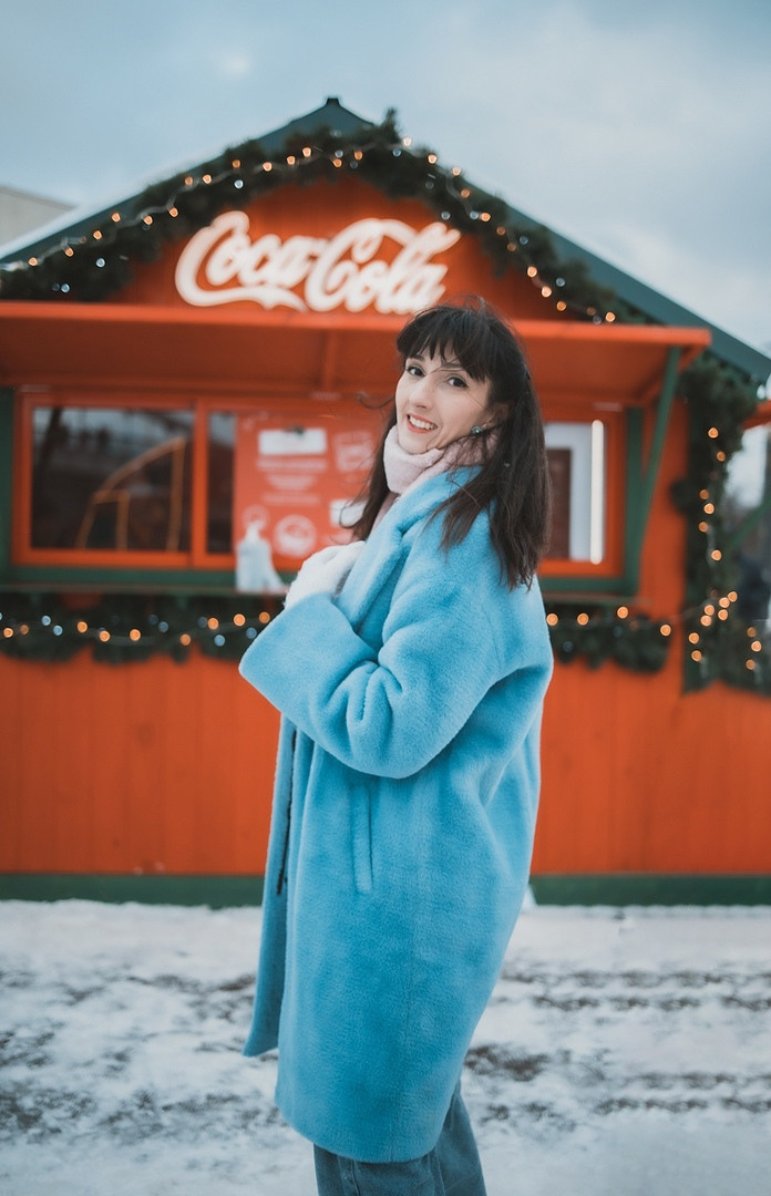 Грузовик Coca-Cola. Семейный, индивидуальный фотограф в Москве Ангели Марина