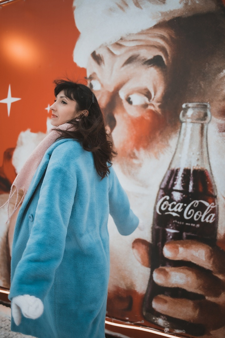 Грузовик Coca-Cola. Семейный, индивидуальный фотограф в Москве Ангели Марина
