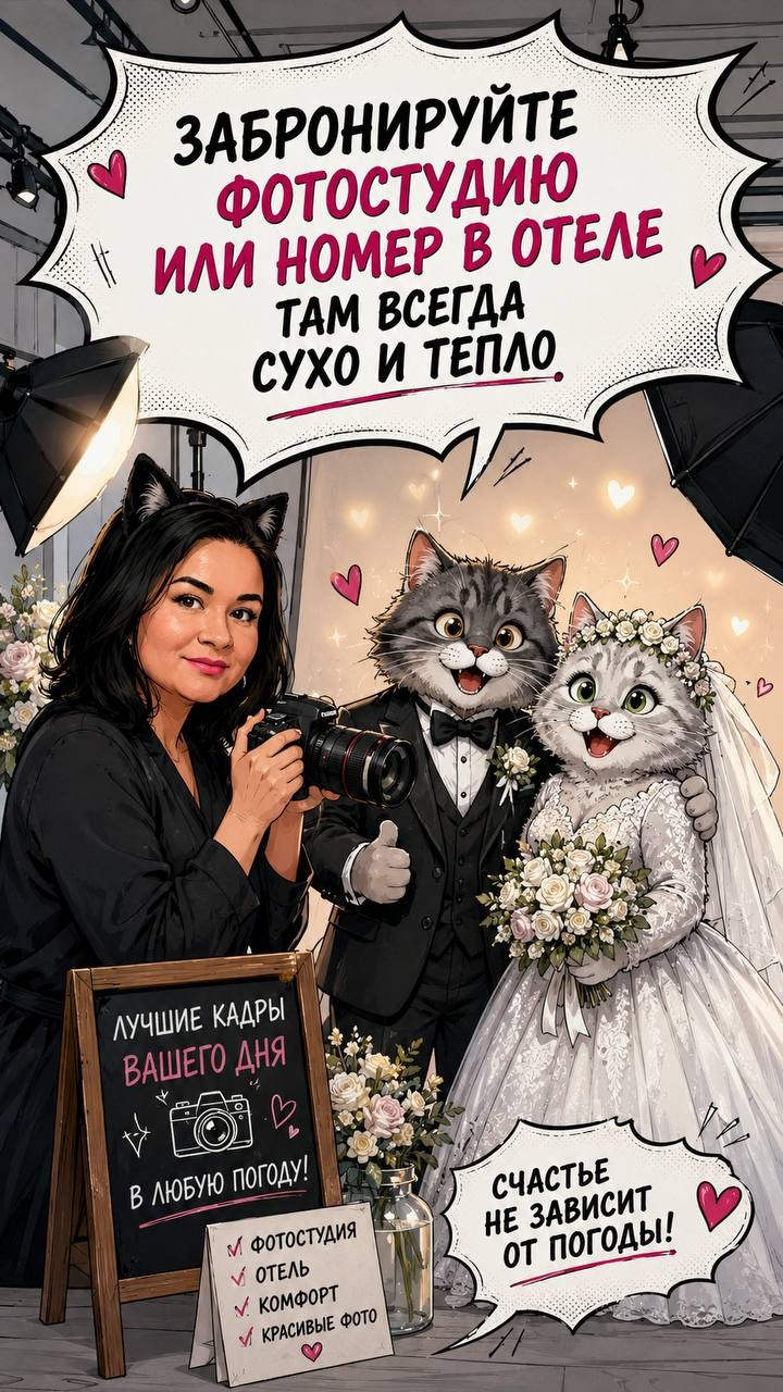 Комиксы и мемы. Портретный, свадебный, репортажный фотограф во Владивостоке Юлиана Джули Фокс