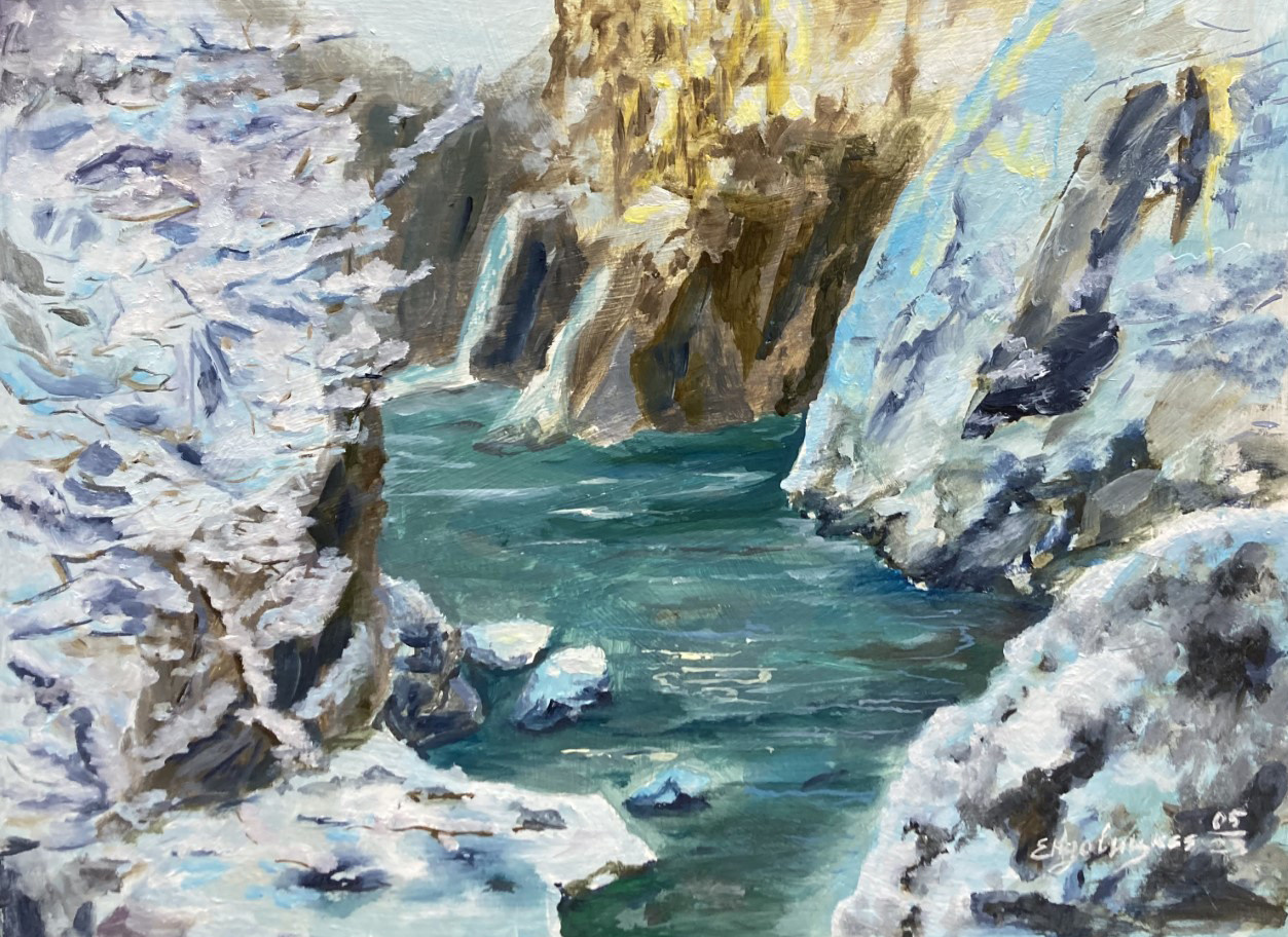 Пейзаж масло холст картон. ArtZoyaEndovitskaya