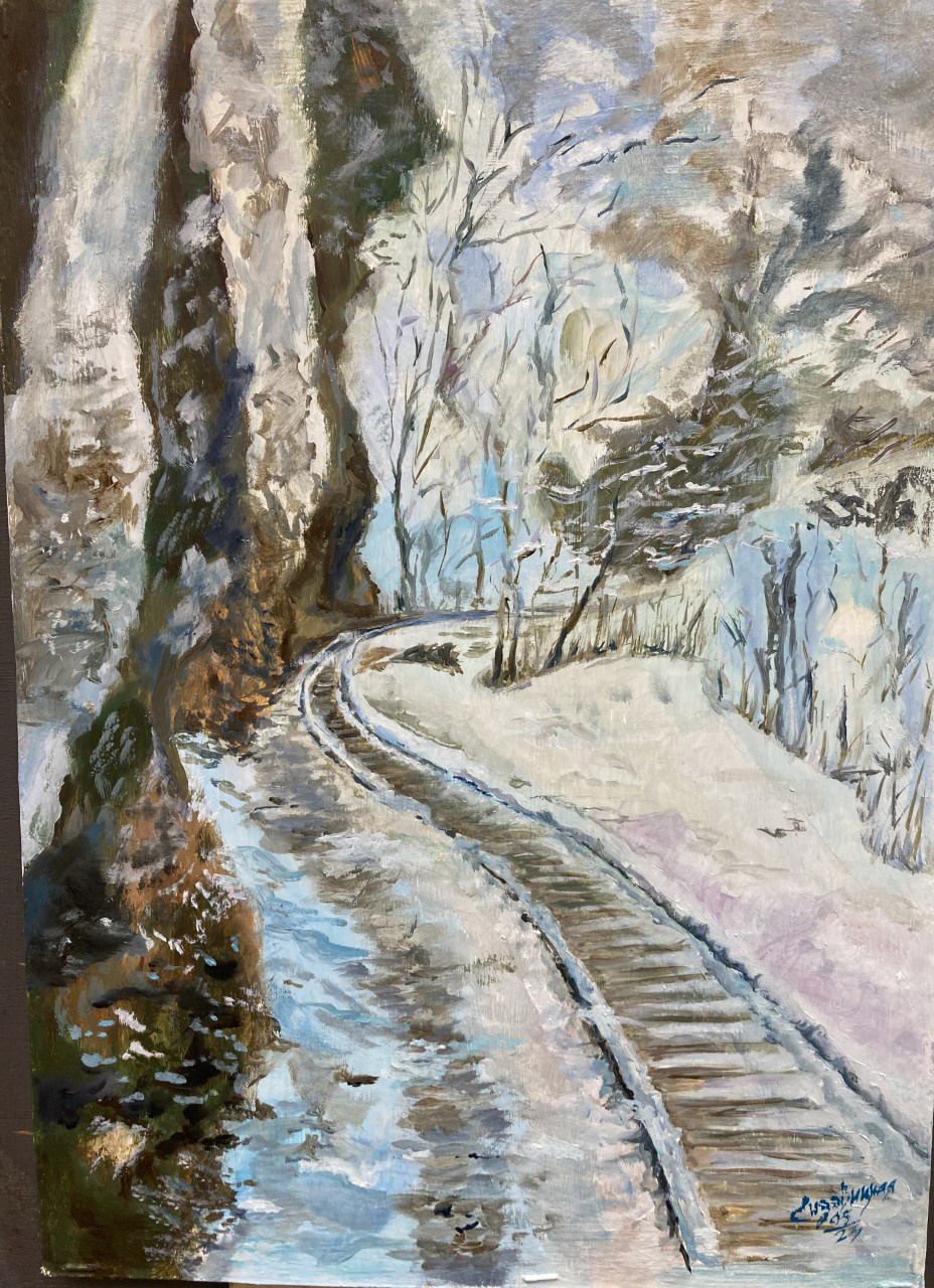 Пейзаж масло холст картон. ArtZoyaEndovitskaya