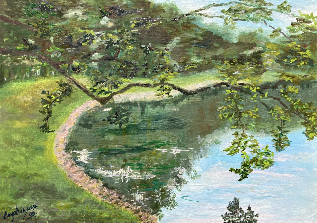 Пейзаж масло холст картон. ArtZoyaEndovitskaya