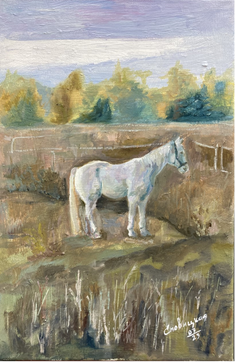 Пейзаж масло холст картон. ArtZoyaEndovitskaya