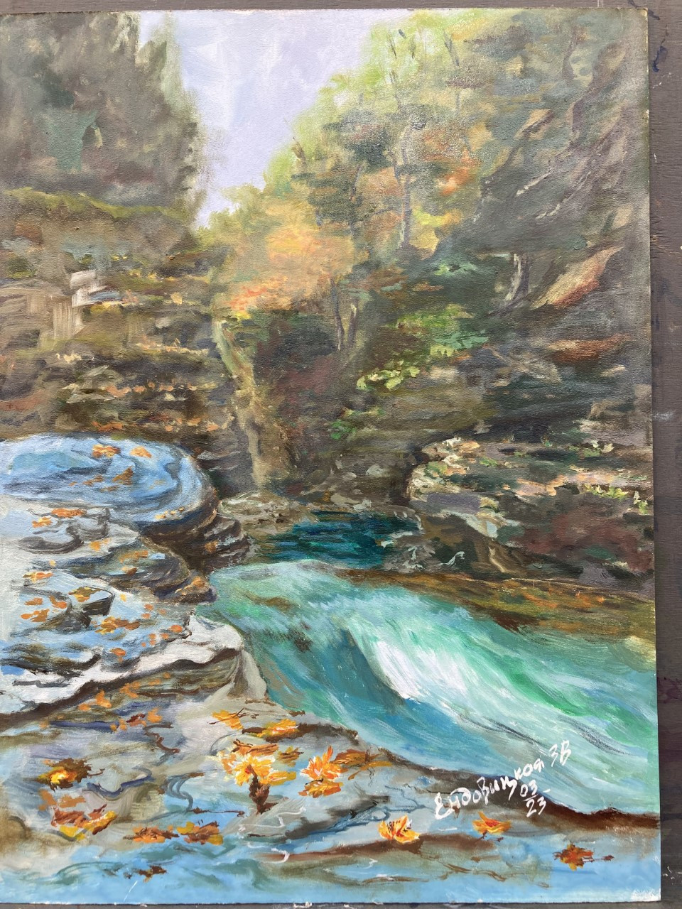 Пейзаж масло холст картон. ArtZoyaEndovitskaya