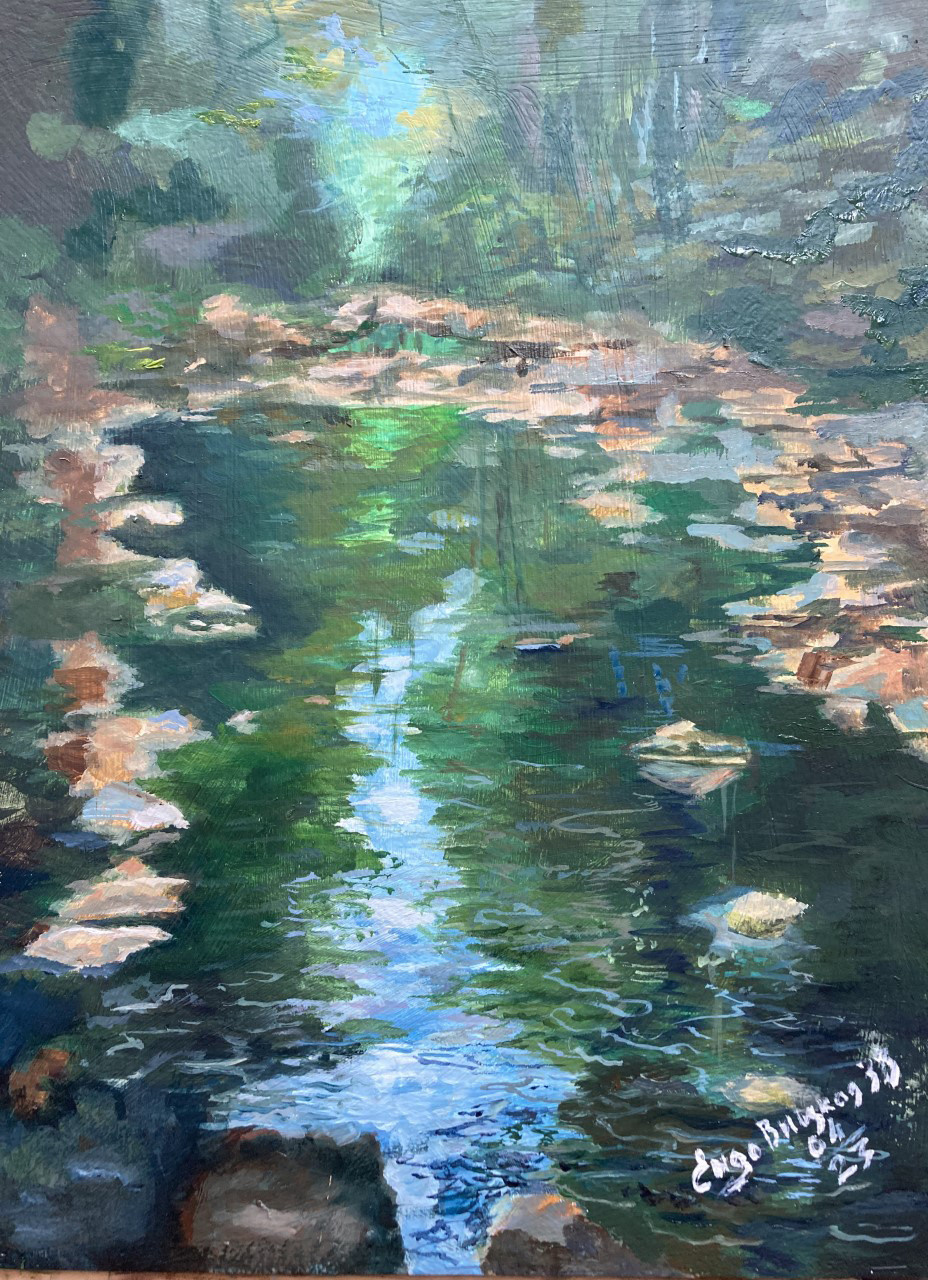 Пейзаж масло холст картон. ArtZoyaEndovitskaya