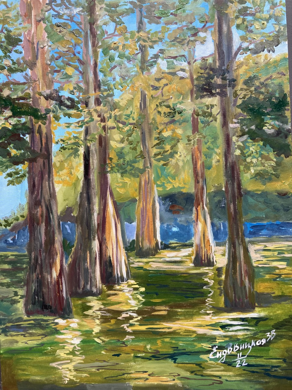 Пейзаж масло холст картон. ArtZoyaEndovitskaya