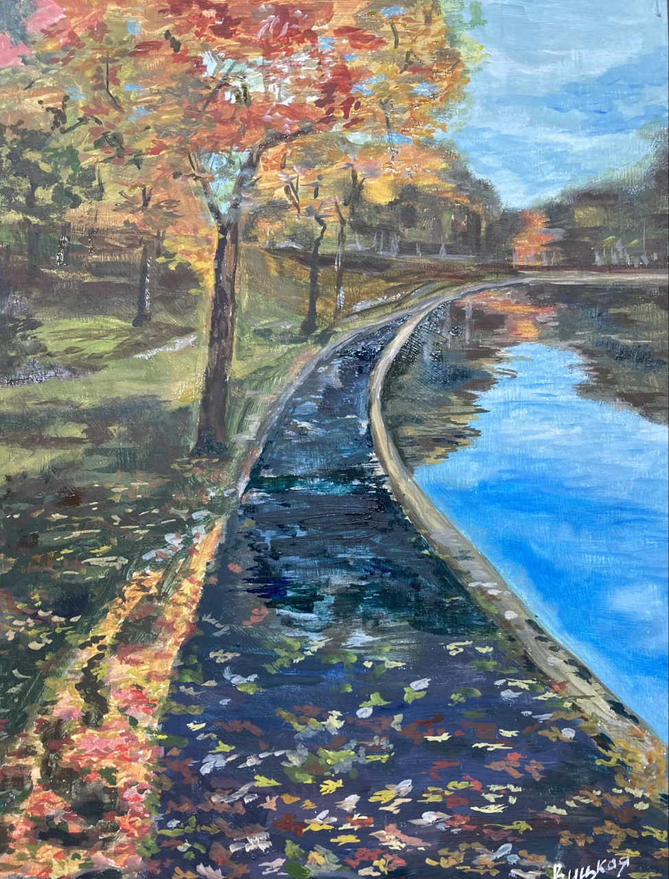 Пейзаж масло холст картон. ArtZoyaEndovitskaya