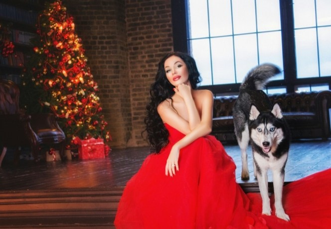 С животными. Фотограф Светлана