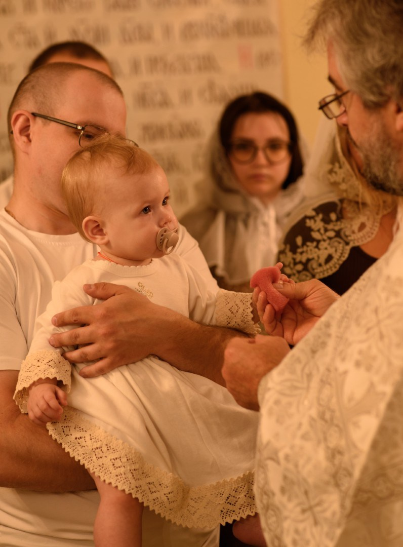 Таинство Крещения (репортажная съемка). Moscow_CPC