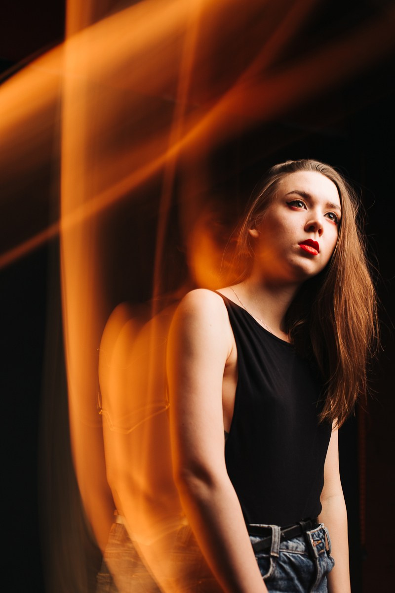 Light drawing. Антонина Талах фотограф в Москве