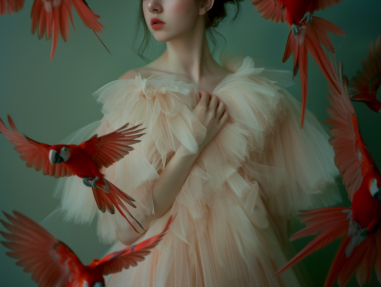 Птицы. AI художник и фотограф Ольга Косина