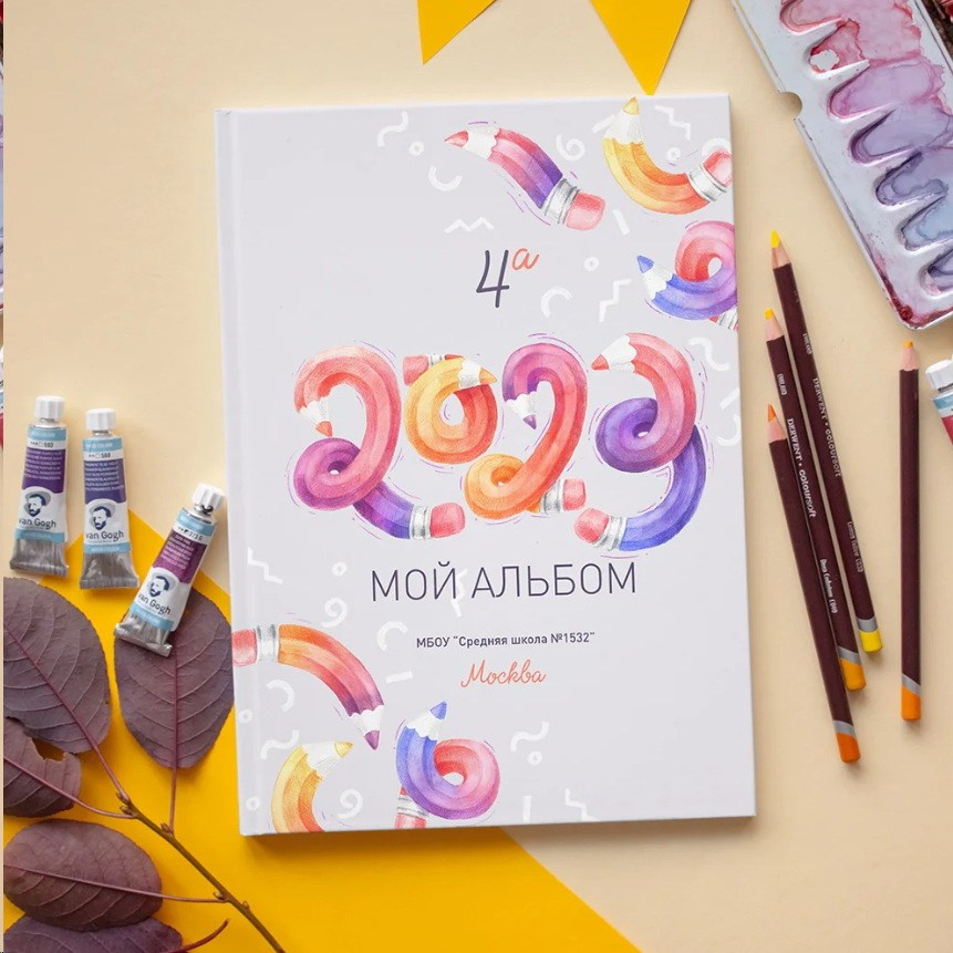 Цветные карандаши общая