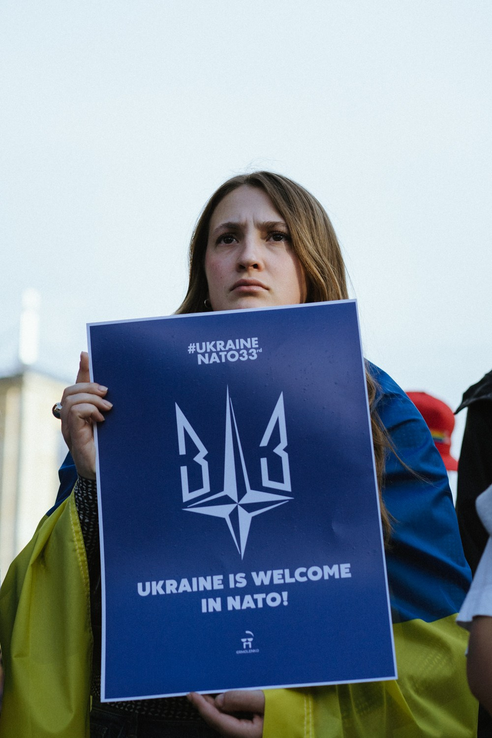Ukraine — NATO. Photographer in Vilnius