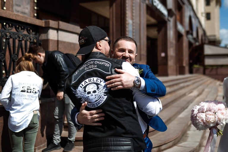 Свадьба байкеров в ресторане «Дворянское гнездо». Kirillova Studio — мастерская декора и событий Юли Кирилловой