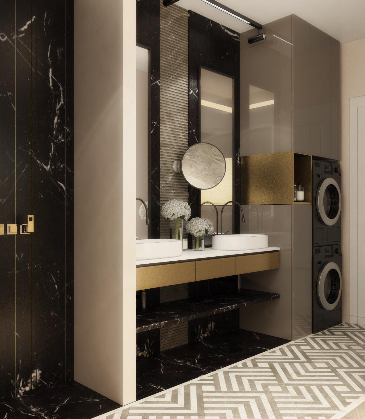 дизайн проект квартиры, интерьер ванной, интерьер дизайн, дизайнер диана миронова, дизайн проект, дизайн студии, дизайн-студия, интерьер, дизайнер интерьера в Москве, интерьер ванной