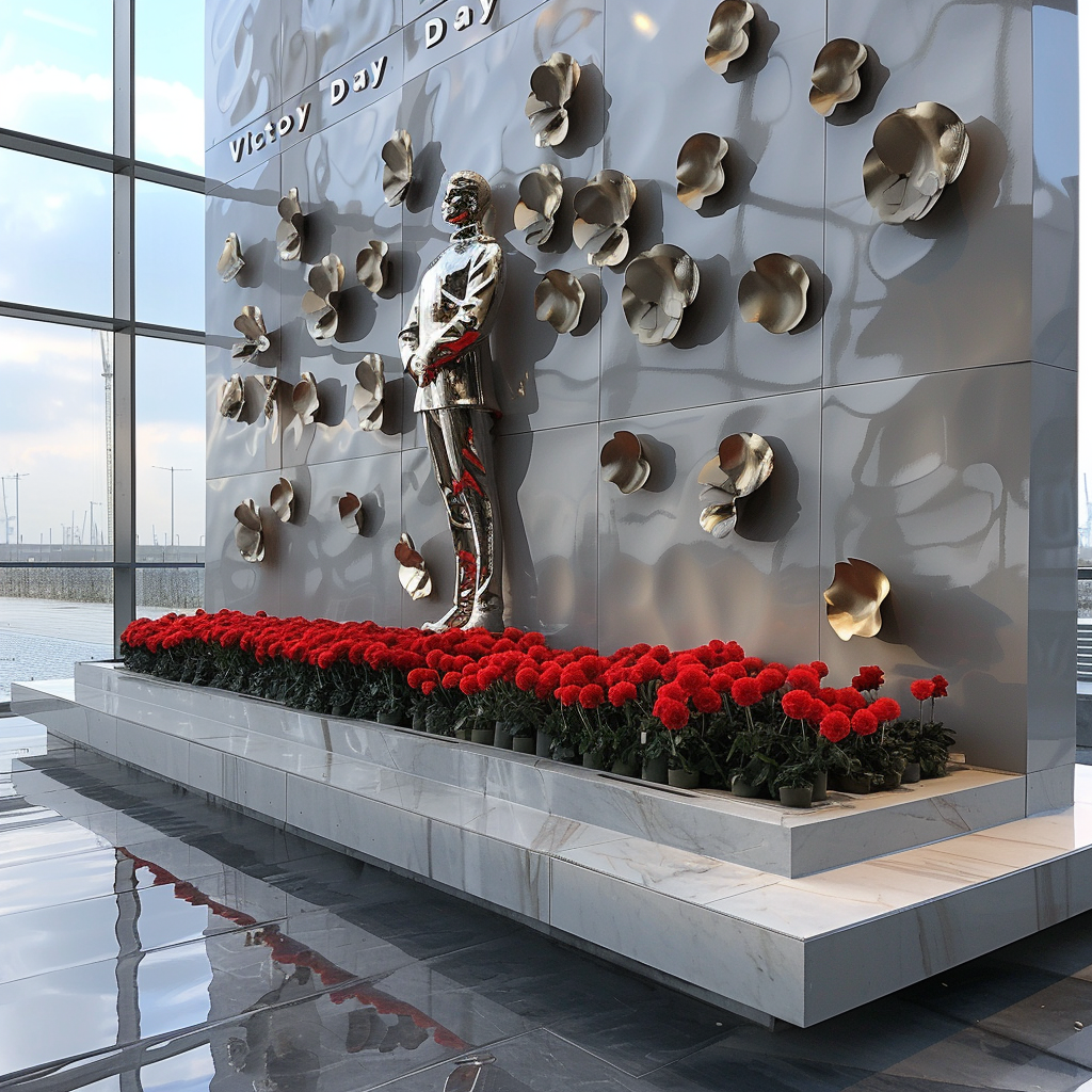 Разработка эскизов декора для тендера для праздника 9 мая. Главная