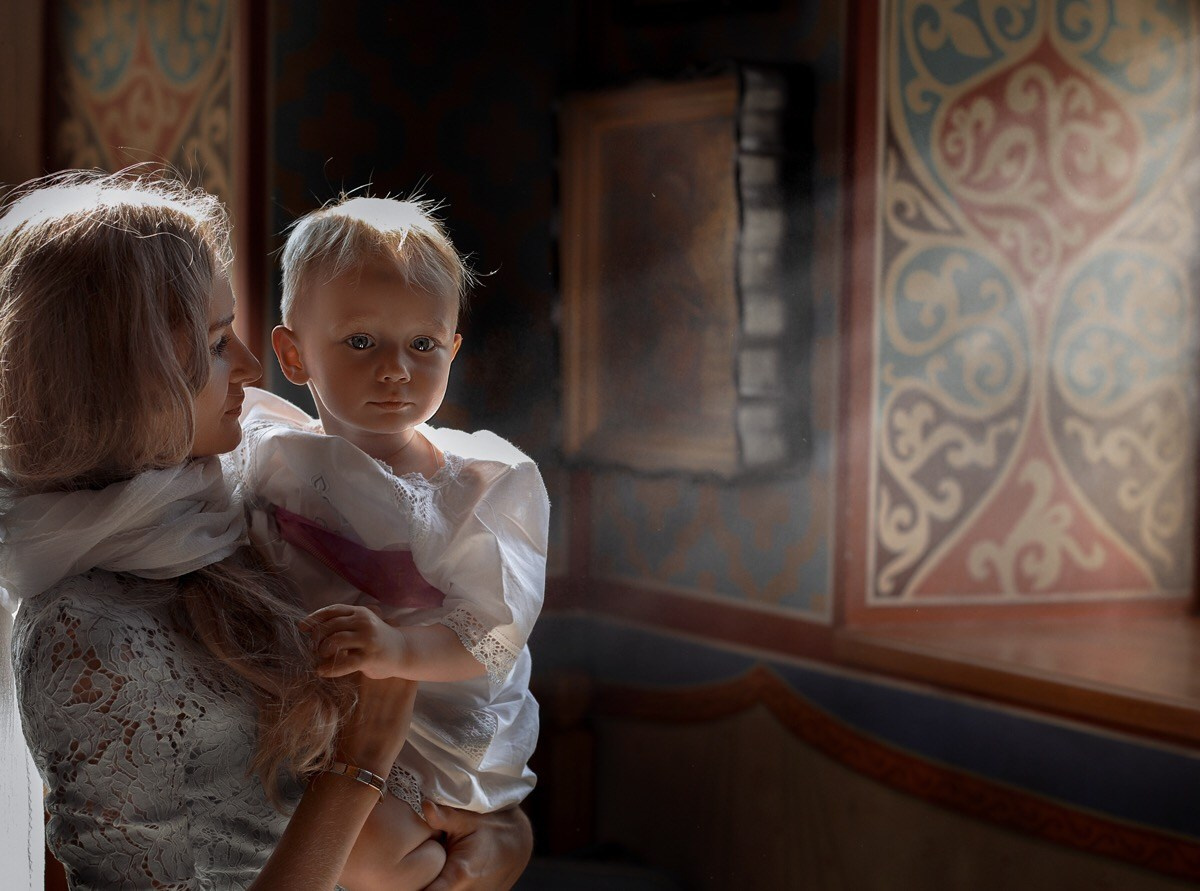 Таинство Крещения. Детский фотограф новорождённых в Ростове-на-Дону. Фотограф крещения. Фотограф Беременности. Детская фотосессия на год