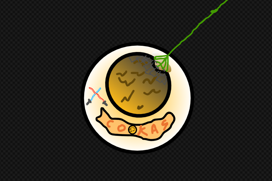 Варианты логотипов и рисунков. Cookes — вкусное печенье