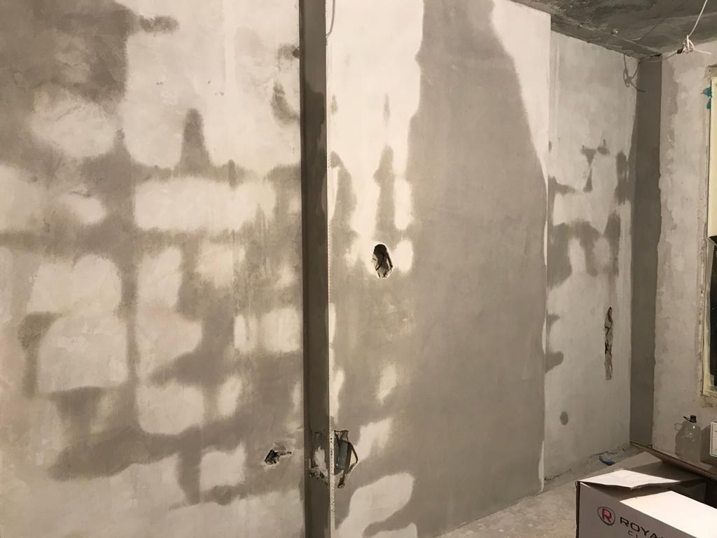 Штукатурные и шпаклёвочные работы. Мамонт