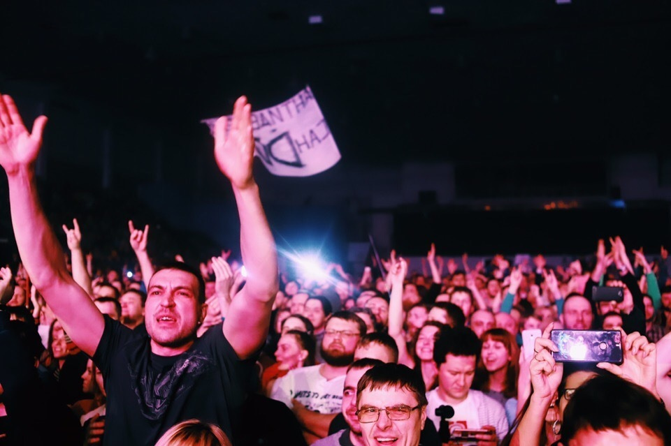 Концерт ДДТ. Фотограф Томск Скавронский Даниил