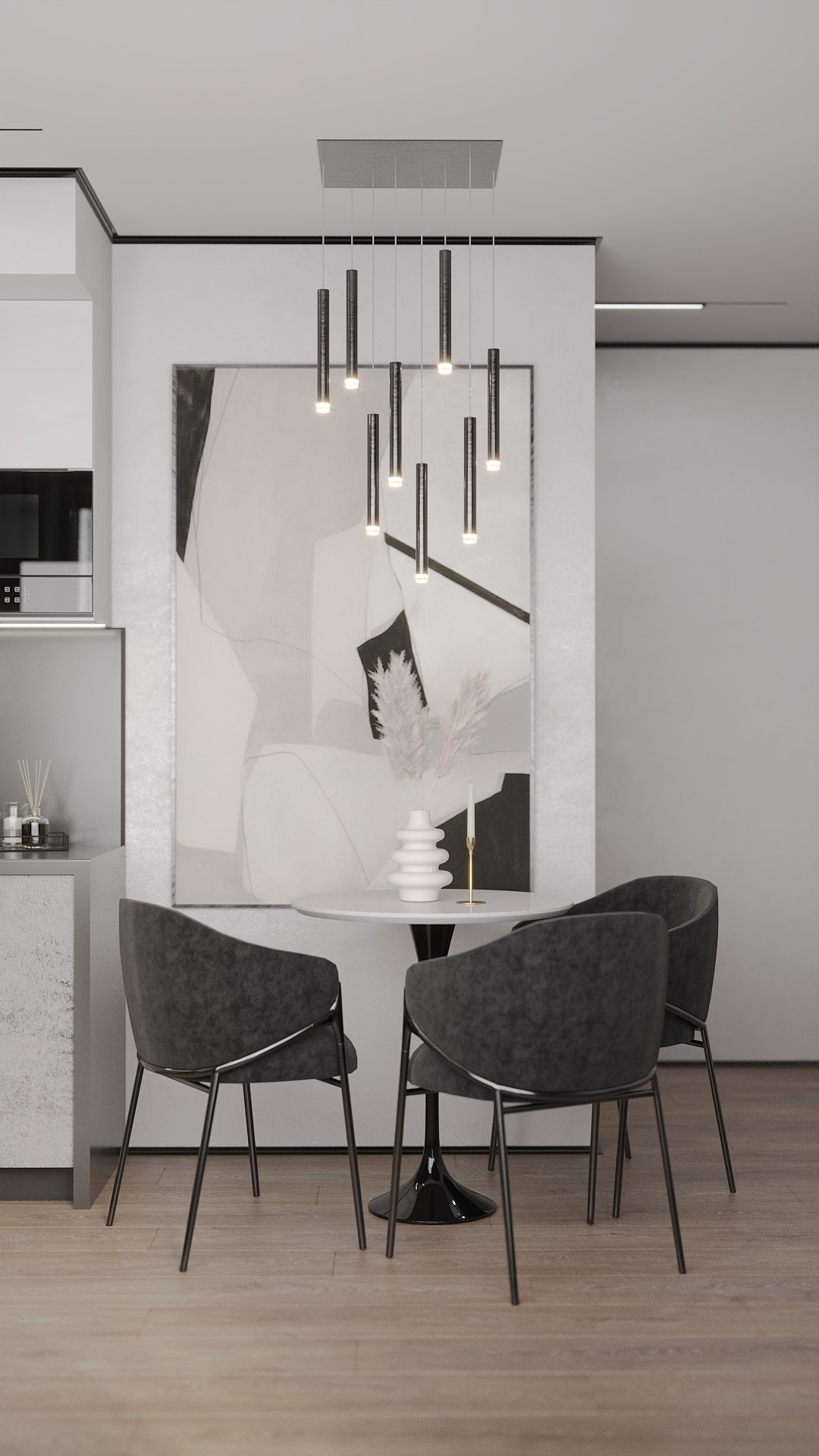 ЖК На Эльтонской 54 м². БК студия дизайна интерьера