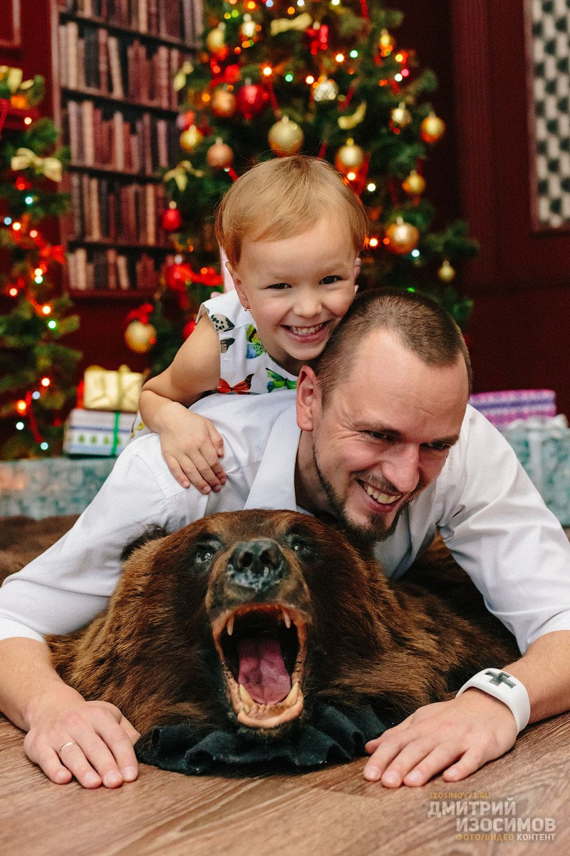 Семейная новогодняя фотосессия