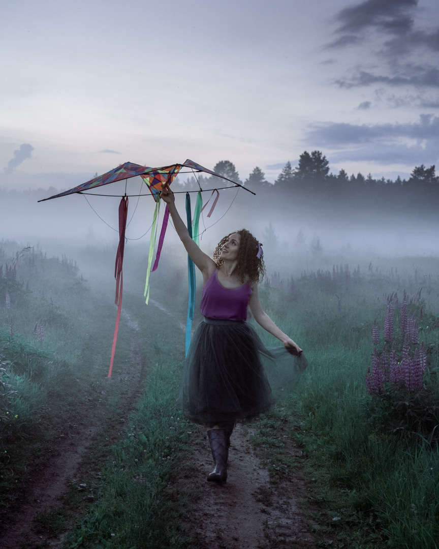 Фотосессия в люпинах. Фотограф в Белграде Чугреева Елена