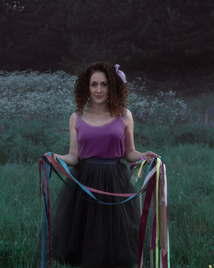 Фотосессия в люпинах. Фотограф в Белграде Чугреева Елена